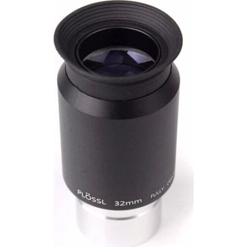 1.25" 32mm Plossl Telescope Eyepiece with Filter Thread and Lens Caps - 4-Element Plossl Design