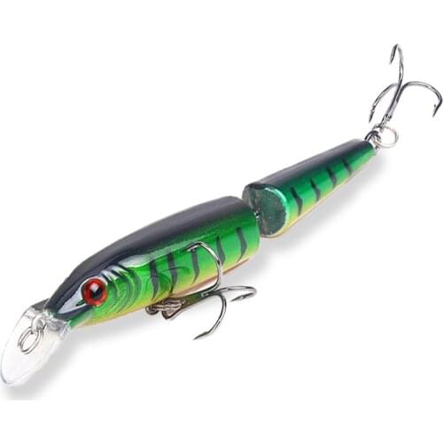 1Pcs 10.5Cm/9G Ice Fishing Lures Multi-Section Artificial Bait Jig Minnow Hard Bait Wobbler Fishing Tackle Supplies