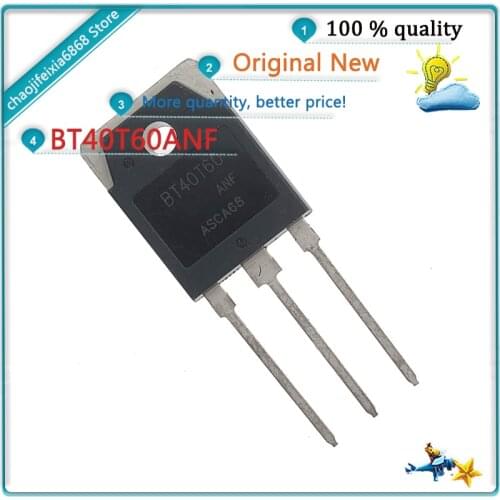 10pcs-50pcs/lot! BT40T60ANF=BT40T60ANFK BT40T60 TO-3P 40N60 40A 600V FET single tube NEW ORIGINAL