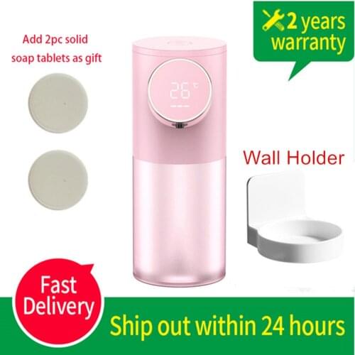 2021 Xiaomi Smart Auto Foam Soap Dispenser USB Rechargeable 320ml Foam Hand Washer Temperature Display Foam Hand Sanitizer