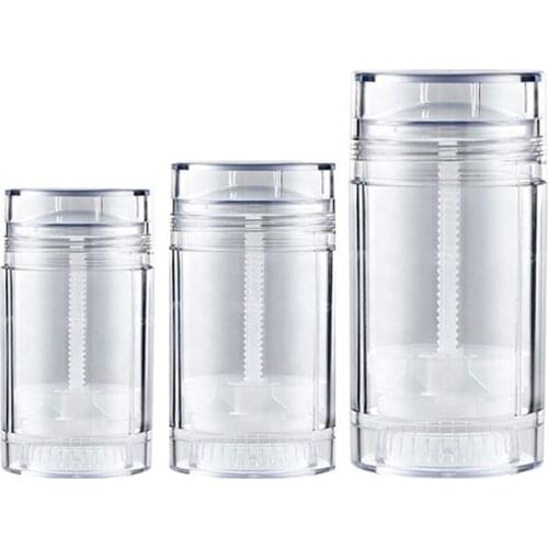 30ml 50ml 75ml AS Empty Deodorant Containers - Twist-up, Reusable, Recyclable, DIY Empty Deodorant Tubes, Bottom-fill