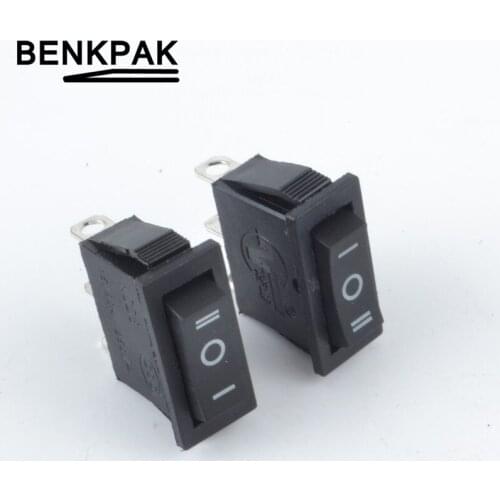 5pcs rocker switch,3 pins,ON-OFF-ON KCD3