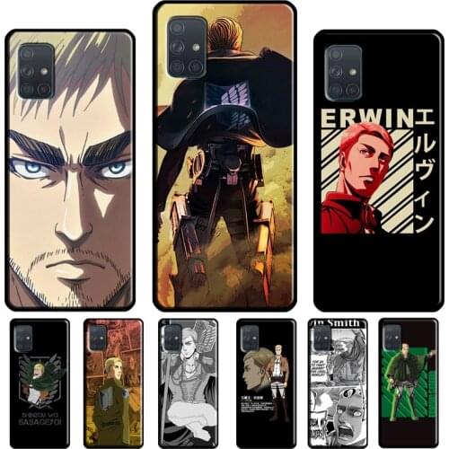 Erwin Smith Attack on Titan For Samsung A12 A32 A42 A52 A72 A21S A20e A11 A31 A41 A51 A71 A10 A40 A50 A70 Phone Case