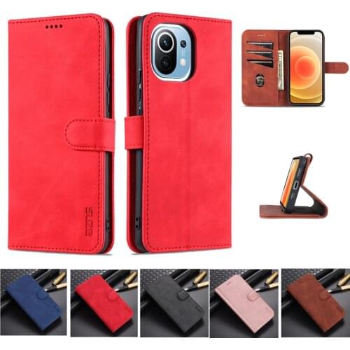 Phone Case for Xiaomi Mi 11 Ultra 10T Lite Poco M3 F3 Redmi K40 Note 9T 10Pro Max Coque Card Holder Flip Wallet Leather Cover