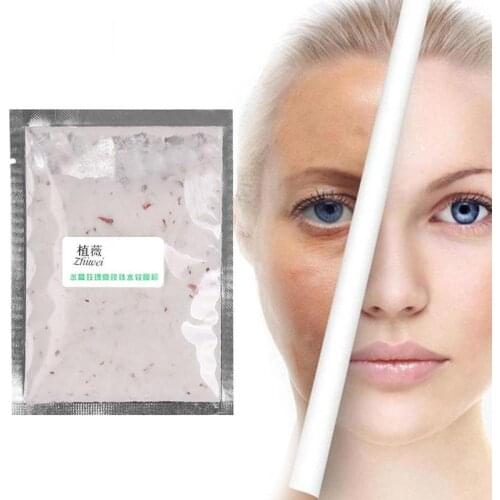 Diy Spa Quality Collagen Hyaluronic Acid Soft Mask Powder Face Mask Anti Aging Anti Peel Off Rubber Mask Powder 20G