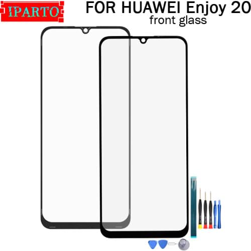 For Huawei Enjoy 20 Front Glass Screen Lens 100% New Front Touch Screen Glass Outer Lens for Huawei Enjoy 20 +Tools