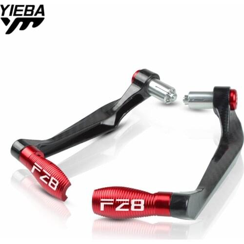 For Yamaha FZ8 FZ 8 With logo 2015 2016 2017 2018 2019 Carbon Fiber Aluminum Motorcycle Brake Clutch Levers Protection Guard