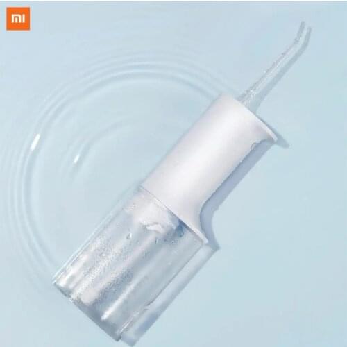 Xiaomi Mijia 200ml Electric Oral Irrigator Water Flosser IPX7 Waterproof Water Toothpick Dental Care Four Gear Mode for Personal