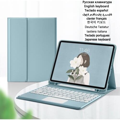 Magic Keyboard for Samsung Galaxy Tab S6 Lite 10.4 Keyboard Case for Samsung Galaxy Tab A7 10.4 keyboard Case Russian Touchpad