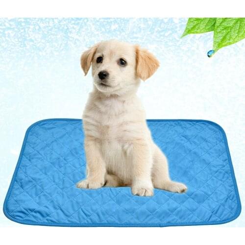 Dog Mat Cooling Pad Mat 90 * 60cm Pet Cooling Blanket Puppy Dog Cat Sofa Breathable Pet Dog Bed Summer Washable Pad 2021