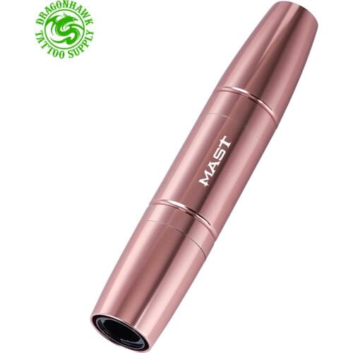 Rose Gold Color Mast Magi Powerful RCA Permanent Makeup 2.0 and 3.0 Stoke Rotary Tattoo Pen Machine Can Be Used As Eyebrows Lips
