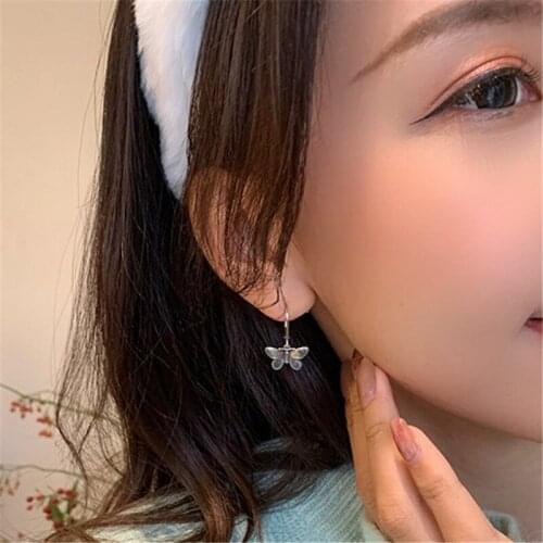 Miuoxion Sweet Butterfly Earrings Retro Temperament Art Fashion Jewelry For Women Feature Namour Charm Gift All Seasons