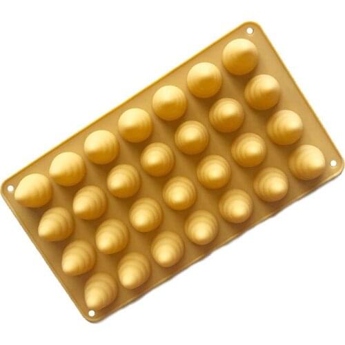 28 cavity multi-purpose silicone cake mould Lollipop Chocolate Candy Mold Ice cream crispy cone mould