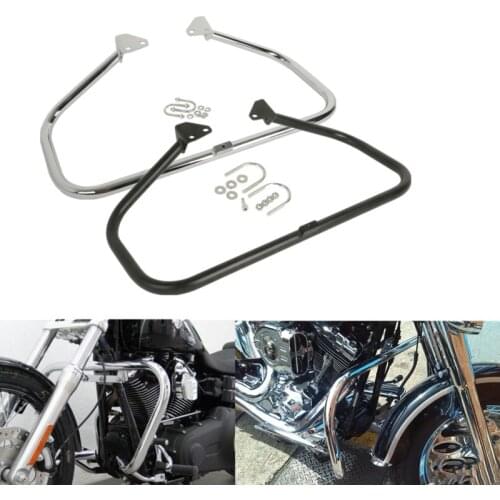 Motorcycle Engine Guard Highway Crash Bar For Harley Dyna Fat Bob Street Bob Wide Super Glide Custom Low Rider 2006-2017