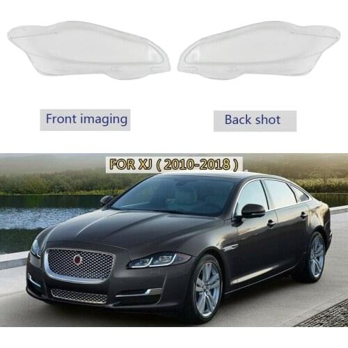 Car Headlight Lens Cover head light lamp Lens Shell for Jaguar XJ XJL 2010-2019 Right+Left