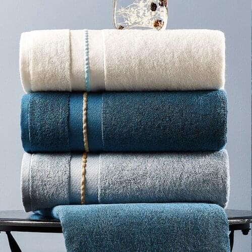 New Long-Staple Cotton Towel Set Star Hotel Luxury Satin Towel Bath Towel Home Super Soft Absorbent Bathroom Face Towels