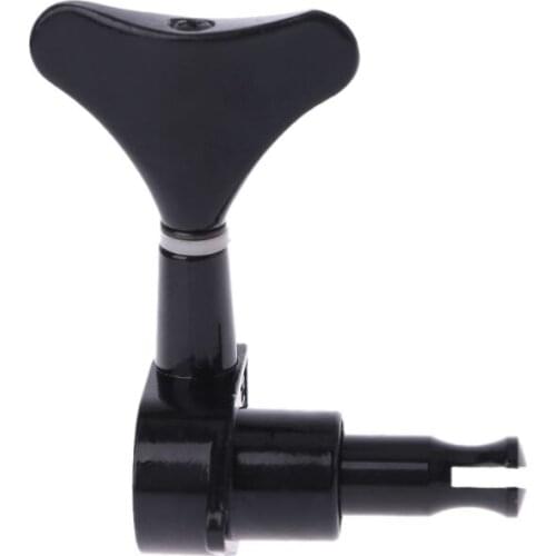 New Guitar Sealed Tuners Tuning Pegs Machine Heads 2R2L For 4 String Bass Black