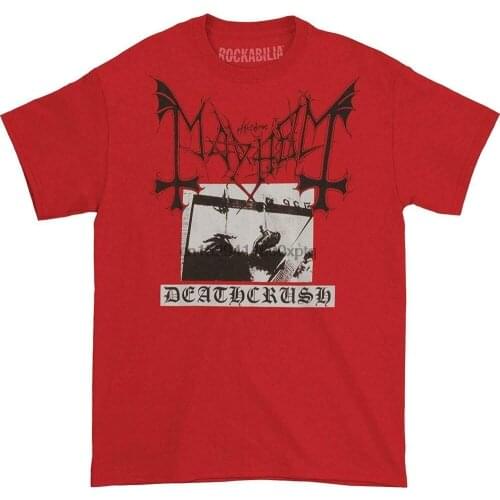 Mayhem Deathcrush Shirt - Red