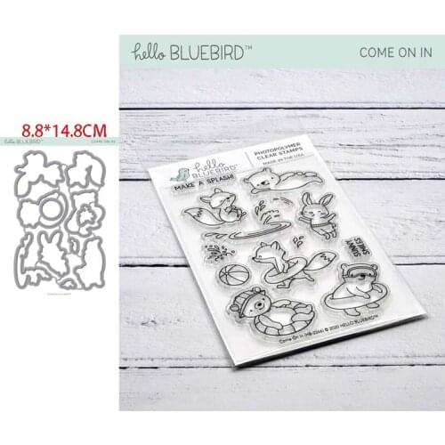 Animal fancy swimming Troqueles de corte de metal scrapbooking stamps and dies Metal die cutters for scrapbooking Dies