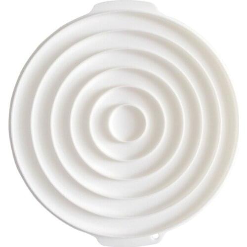 Silicone Cake Mold White Circle Circle Decoration Mode XG222