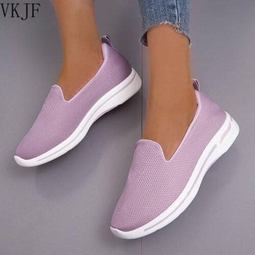 Light Sneakers Women Running Shoes Women Breathable Mesh Slip-On Shoes Woman Sports Shoes Zapatillas Mujer Sneakers Women