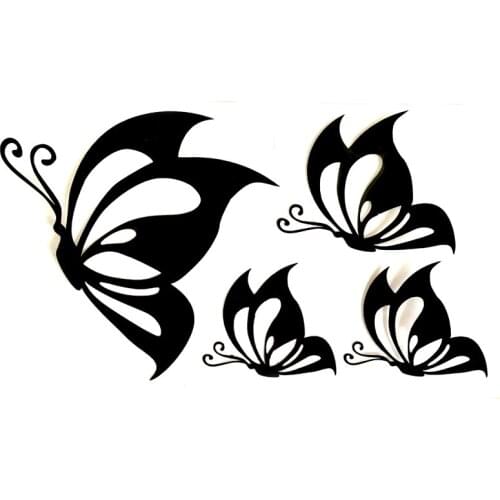 Reflective car stickers Butterfly Styling Waterproof Decorative