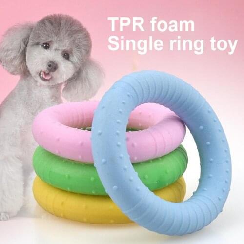 Teddy Pomeranian Leisure And Entertainment Collar Dog Biting Toy Milk Scented Foaming Circle Molar Teeth Cleaning Pet Supplies