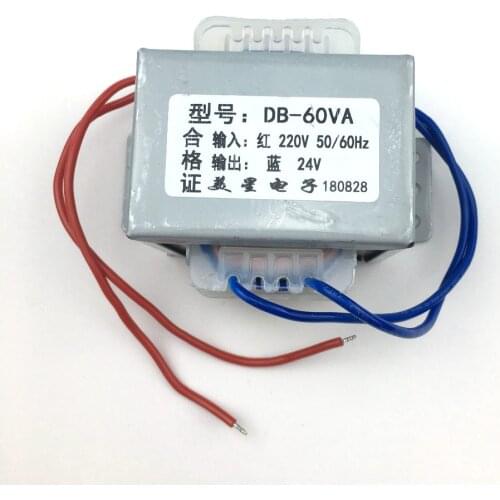 EI66 60W Power Transformer DB-60VA 220V to 24V 2.5A AC 24V Universal Monitoring Power Supply