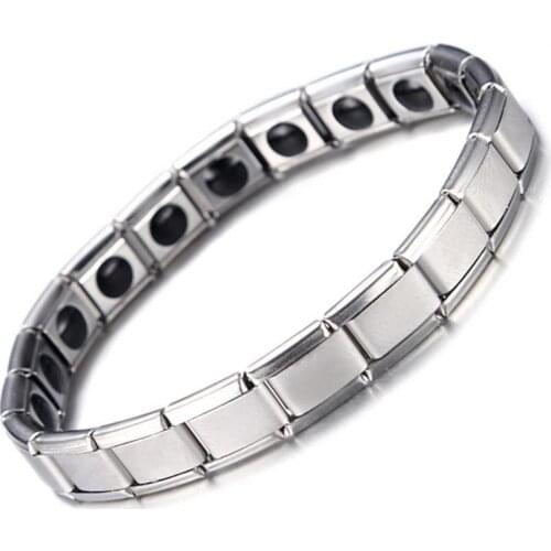 Unisex Tourmaline Magnetic Energy Balance Bracelet Slimming Bangle Health Care