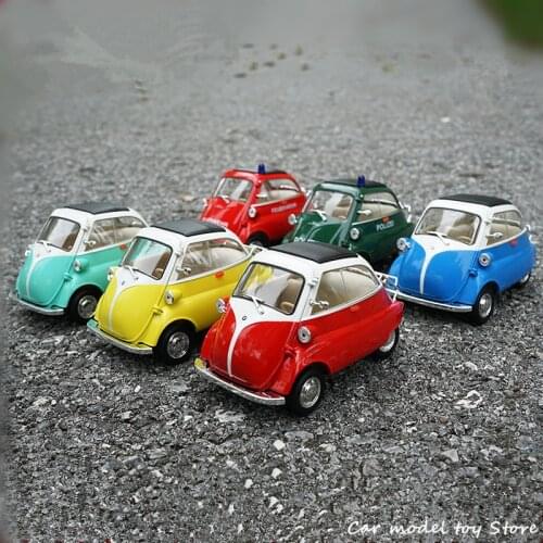 WELLY 1:18 BMW Isetta off-road vehicle SUV sports car simulation alloy car model crafts decoration collection toy tools gift