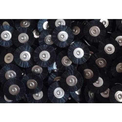 Jeweler 144pcs Brown Abrasive Brushes Dremel Accessories Polishing Wheel Set Suit for Dremel Rotary Tools T Shape 22*2.35mm