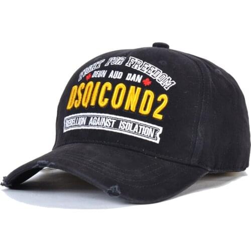 2021 Icon DSQICOND2 Cap Cotton Baseball Caps DSQ2 Letters Brand High Quality Cap Men Women Customer Design Hat army green Cap