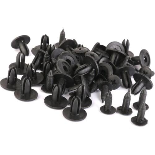 30pcs Rivet Retainer Fastener Bumper Pin Guard Clip For GM 90467-06017