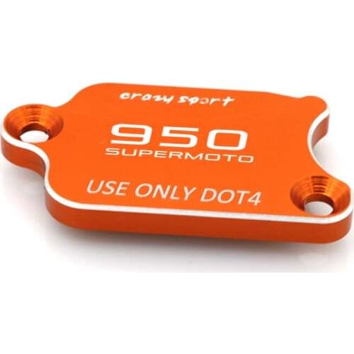 For KTM 950 SUPERMOTO 2005-2007 2006 Motorcycle Accessories Rear Brake Master Cylinder Fluid Reservoir Cover Cap CNC 1 PCS MOTOR