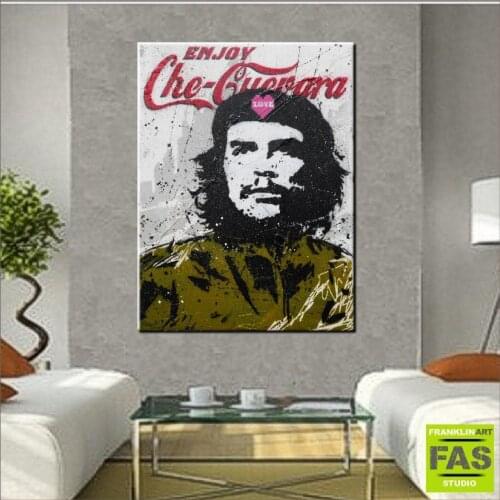 CHES LOVE BERET 75CM X 100CM CHE GUEVARA POP ART PAINTING Wall Decoration