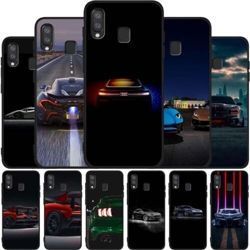 Cool sports car black soft phone Case For Samsung A10 20 30 40 50 30S 50S 60 70 M10 M30S M40 A31 51 71 A20E A10E A21S