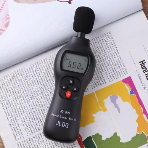 JD-801 Decibel Monitor Digital Audio Sound Level Detector Meter Noise Tester Diagnostic Noise Measuring Instrument