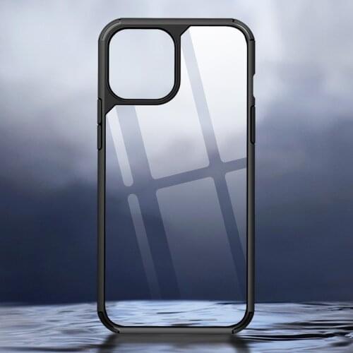 For iPhone 12 Pro Max/iPhone mini Case Clear Thin Slim Crystal Transparent Cover Shockproof Bumper Case for iPhone 12 Pro Max