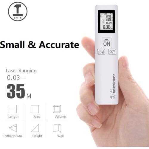 GREENER Laser Tape Measure Laser Rangefinder Tools for Construction Meter Mini Infrared Electronic Distance Measuring Instrument