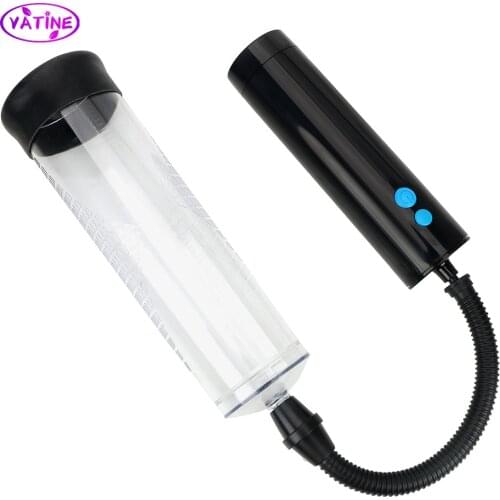 Electric Vacuum Penis Pump Penis Enlargement Vibrators Sex Toys For Men Cock Extender Machine Erotic Male Masturbator Tools Shop