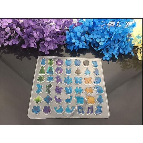 Multi Design Clear Silicone Mold For Making Jewelry Stud Earrings DIY Mold Resin Casting resin molds for jewelry