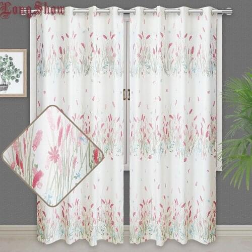 LongShow Silk Curtains For Windows
