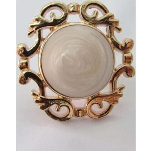 40mm Fashion Luxury Drawer Knobs Bactard wine cabinet Pulls Gold Zinc Alloy Dresser Cupboard furniture decorate Handles