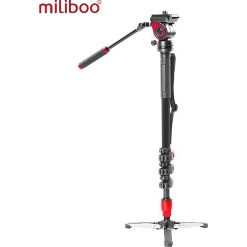 Miliboo MTT705A Aluminum Portable Fluid Head Camera Monopod for