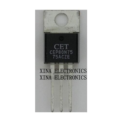 CEP80N75 CEP 80N75 80A/75V TO-220 ROHS ORIGINAL 20PCS/lot Free Shipping Electronics composition kit