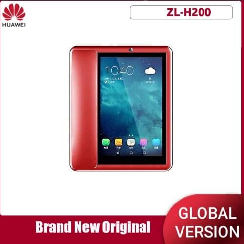 New ZL-H200 SIM Card Android Smart Fixed Touch Screen Video Call Telephone With Wifi Recording For Home Business Landline Phones