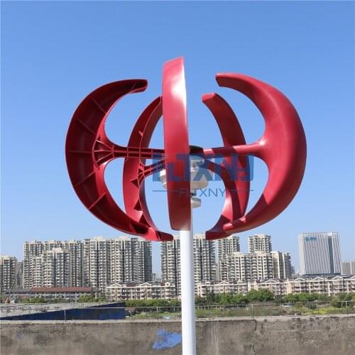 New 100w 24v vertical wind turbine generator with maglev generator and MPPT charge controller 1.3m start up