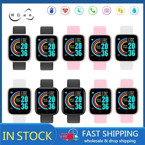 Original Y68 D20 Smartwatch Custom Faces Smart Watch Men Women Tracker Sports Watches Relogio for Huawei Android IOS PK Y68s D20