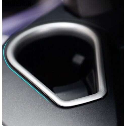TOMEFON ABS Chrome Car Auto Sedan Cover Styling Gear Stick Base Pedestal Ashtray Ash Tray Sticker Trim For Toyota RAV4 2016