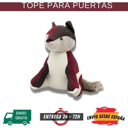 Decorate with an animal door stop and other objects. Decorative Teddy door fastener